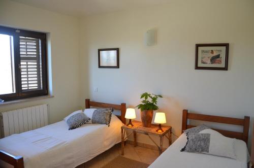 Postel nebo postele na pokoji v ubytování Villa Parenzo