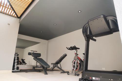 Salle ou équipements de sports de l'établissement Hotel Dix