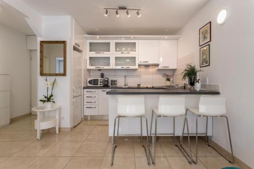 Kjøkken eller kjøkkenkrok på Adriatic Queen Rooms & Apartments