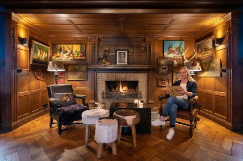 Гостиная зона в Stayokay Hostel Gorssel - Deventer