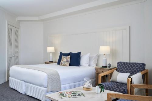 Postel nebo postele na pokoji v ubytování Anchorage Port Stephens