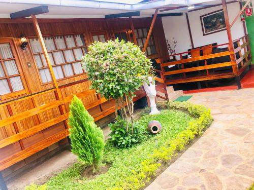 Κήπος έξω από το CHALET TARAPOTO