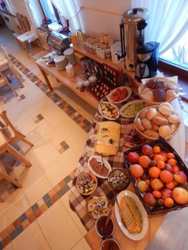 Jídlo v penzionu nebo okolí