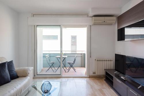 Χώρος καθιστικού στο Petit Luxe Ègara