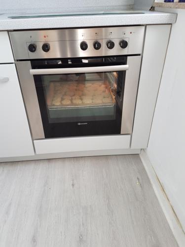 Una cocina o cocineta en Tannenstraße
