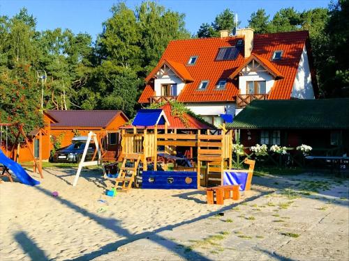 Herní místnost nebo prostor pro děti v ubytování Mini Camp U baby Agi