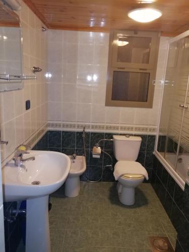 Koupelna v ubytování Viccini Suites
