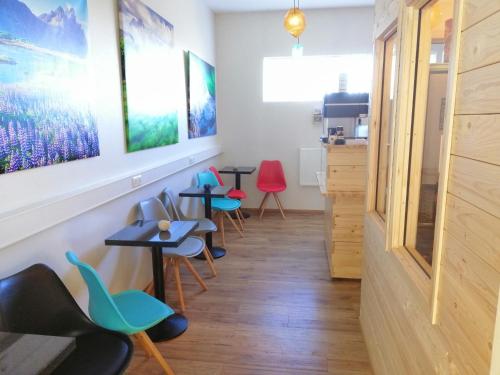 Kuchyň nebo kuchyňský kout v ubytování Lyngás Guesthouse