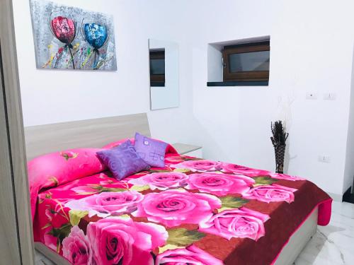 Ένα ή περισσότερα κρεβάτια σε δωμάτιο στο Casa da Bea