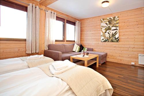 Postel nebo postele na pokoji v ubytování Sandmoen Bed & Breakfast, Free Parking