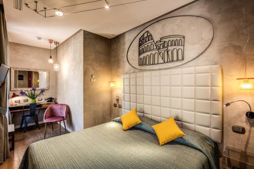 Katil atau katil-katil dalam bilik di Parlamento Boutique Hotel