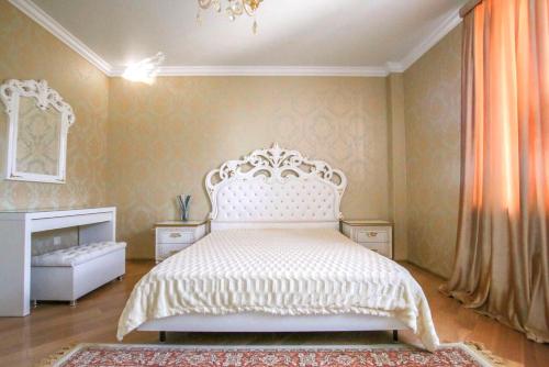 Voodi või voodid majutusasutuse Карла Маркса,34а Однокомнатные апартаменты toas