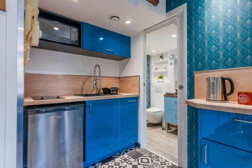 Η κουζίνα ή μικρή κουζίνα στο Le Quai amiénois - Nid douillet moderne face à la Cathédrale