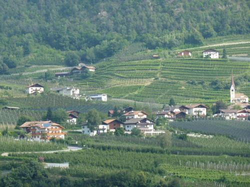 a small village in the middle of a mountain at Plarserhof in Lagundo