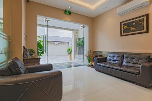 Ruang duduk di Hoang Lan Hotel