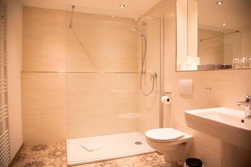Ванная комната в Hotel Zum Goldenen Stern