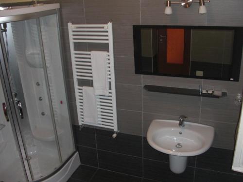Koupelna v ubytování Hotel Legnano