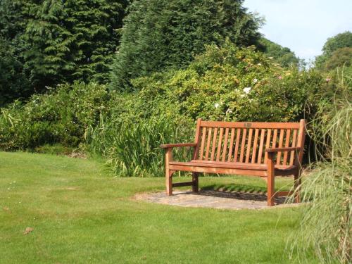 A garden outside Green Bank Farmhouse 