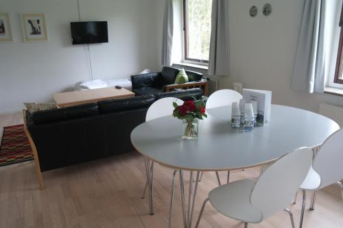 TV a/nebo společenská místnost v ubytování Emmaus Hostel