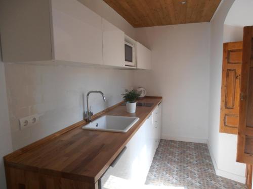 Kuchyň nebo kuchyňský kout v ubytování Apartamento Plaza de Toros