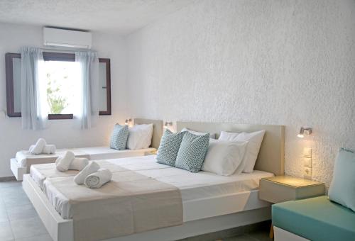 Llit o llits en una habitació de Blue Ocean Apartments