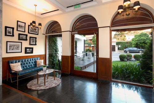 Χώρος καθιστικού στο Altos de Guemes Hotel