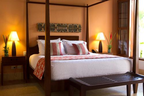 Cama o camas de una habitación en Hotel Quadrifolio