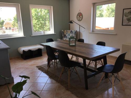 Posezení v ubytování Ferienhaus LOOP IN