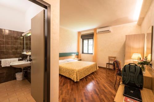 Koupelna v ubytování Hotel Vega Perugia