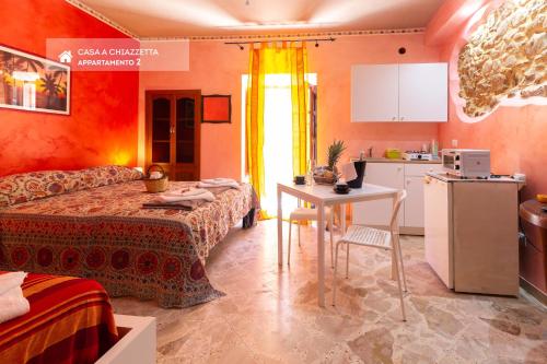 Kuchyň nebo kuchyňský kout v ubytování Casa "a chiazzetta"