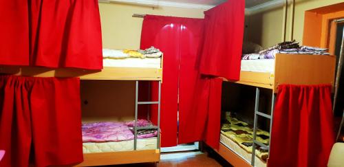 Postel nebo postele na pokoji v ubytování Hostel 777