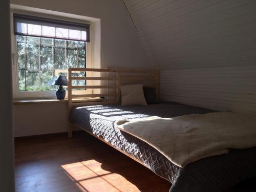Katil atau katil-katil dalam bilik di BIG CALM APART HOTEL 15min WARSAW 6pers WiFi Fireplace Garden Grill