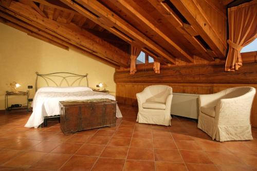 Χώρος καθιστικού στο Agriturismo Macesina