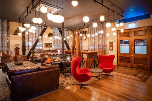 Posezení v ubytování Poshtel
