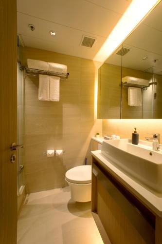 Vannituba majutusasutuses CM+ Hotels and Serviced Apartments