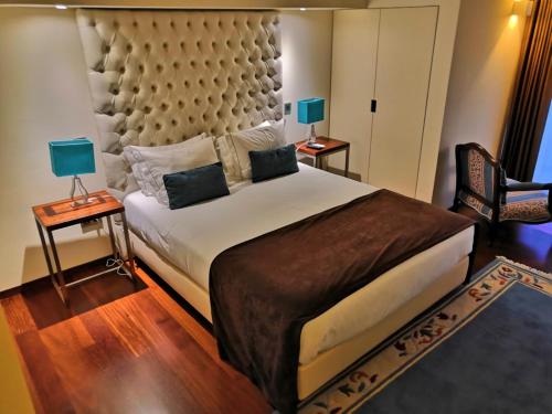 Katil atau katil-katil dalam bilik di Casa do Passal Country House