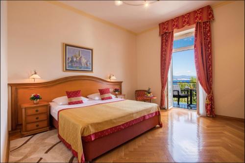 Postel nebo postele na pokoji v ubytování Hotel Galeb