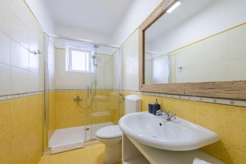 Koupelna v ubytování Luxury apartment Tara