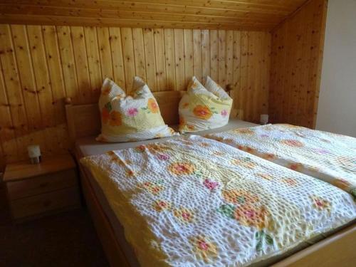 Postel nebo postele na pokoji v ubytování Ferienwohnung Pöhlmann