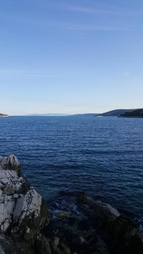 a view of a large body of water at Apartments Anka in Vinišće