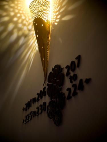 a happy new year with a champagne glass at Venue Hotel in Singapore