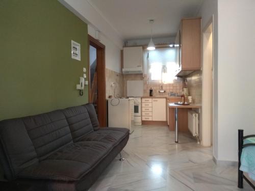 Кухня или мини-кухня в Villa Agnanti Apts and Suites
