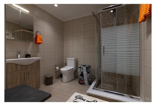 Kylpyhuone majoituspaikassa Sealoft