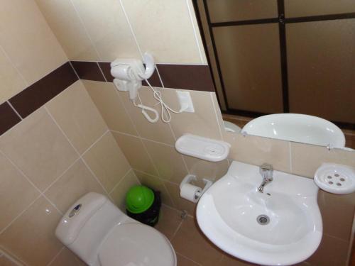 Ένα μπάνιο στο Hotel Pampa & Selva