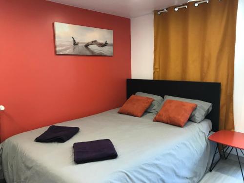 Ένα ή περισσότερα κρεβάτια σε δωμάτιο στο Perfect Relaxation - Paris Antony