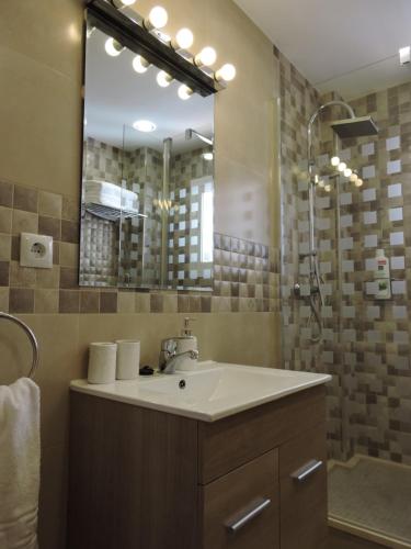 Koupelna v ubytování Palm Beach