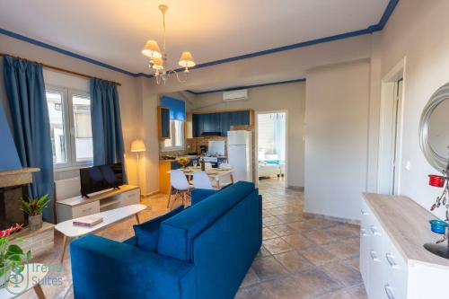 Η κουζίνα ή μικρή κουζίνα στο Irene Suites
