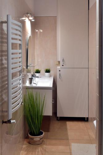 Kuchyň nebo kuchyňský kout v ubytování Zator Apartamenty Weekend