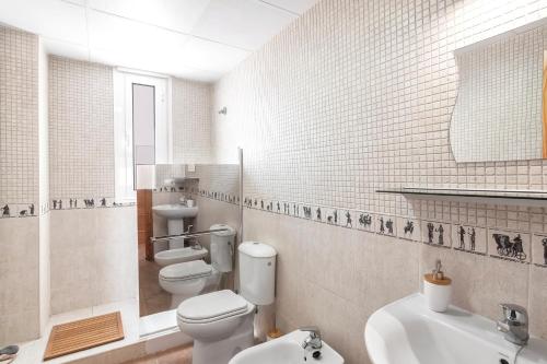 Koupelna v ubytování Casa Aloe Pro