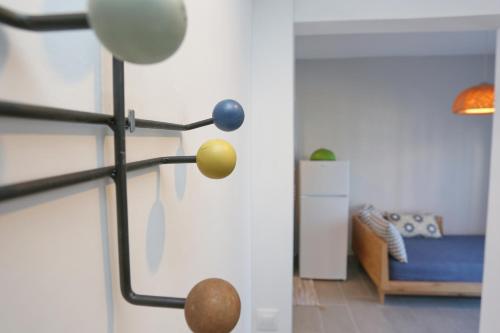Ένα ή περισσότερα κρεβάτια σε δωμάτιο στο BleVista Apartments